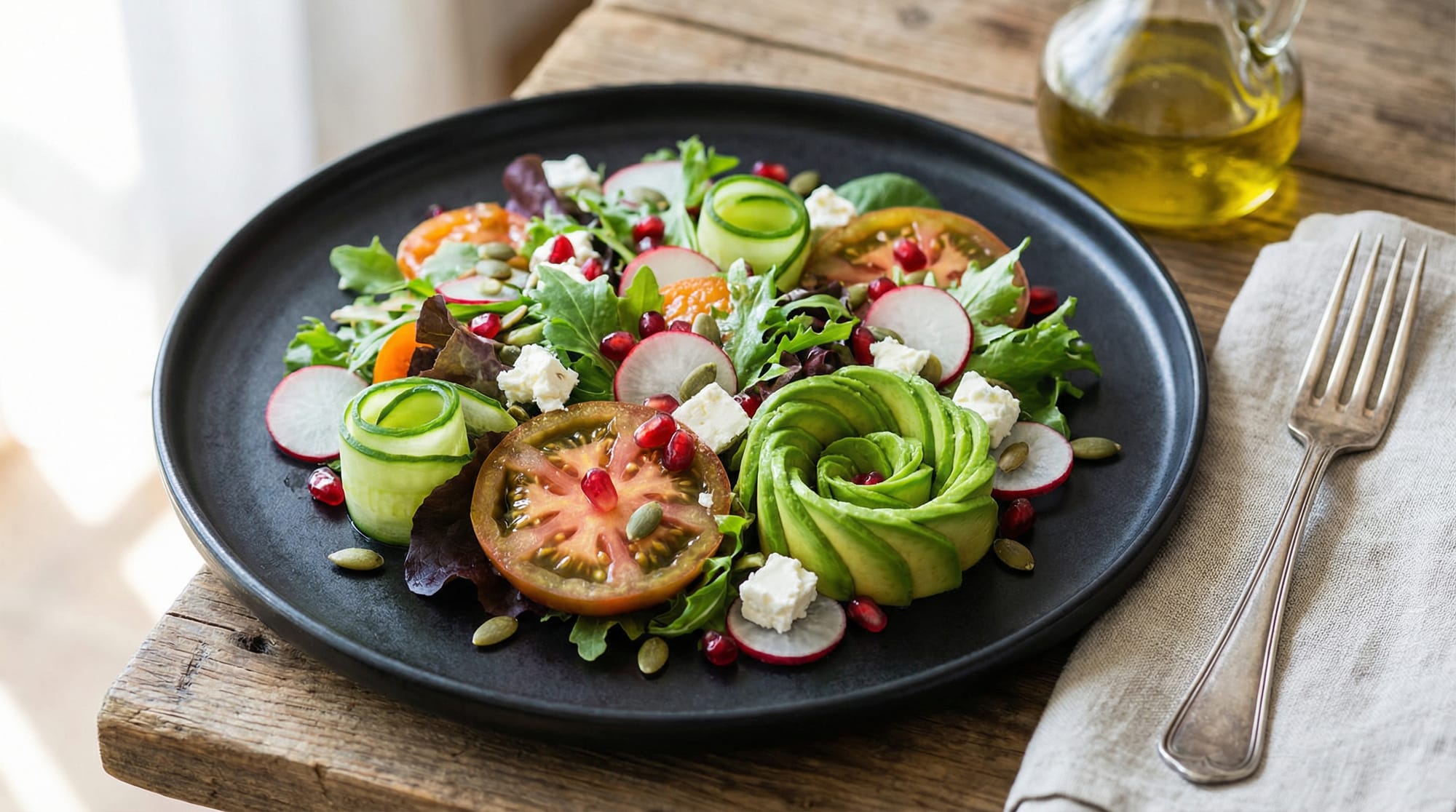 Smakrika recept för asiatiska blad, plocksallat, spenat och mangold