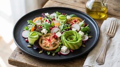 Smakrika recept för asiatiska blad, plocksallat, spenat och mangold
