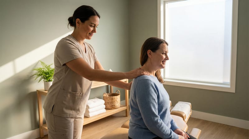 جلسات منزلية لتقويم القوام والجنف (Scoliosis) وتصحيح الانحرافات في الكويت