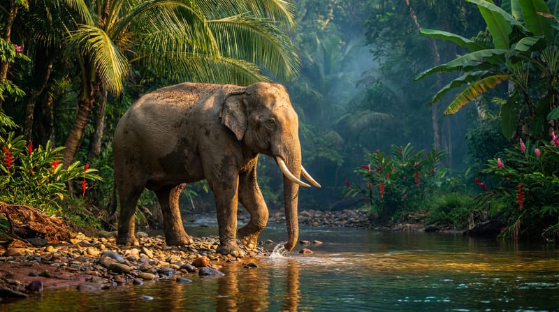 KANCHANABURI ELEPHANTS CARE+ RIVER KWAI BRIDE