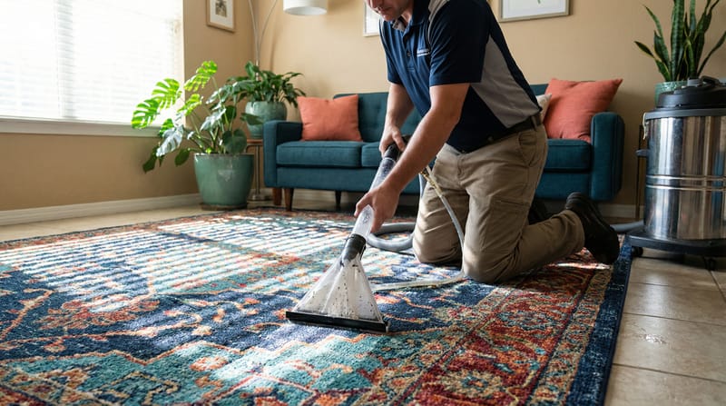 تنظيف السجاد والموكيت والمفروشات