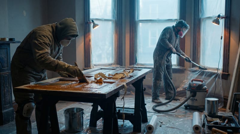 تنظيف وتجهيز الأسطح قبل الطلاء