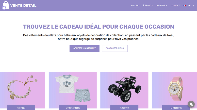 VENTE DETAIL