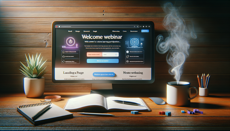 Designing Landing Pages for Webinar Signups