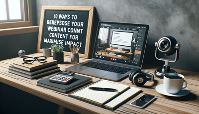 10 Ways to Repurpose Your Webinar Content for Maximum Impact