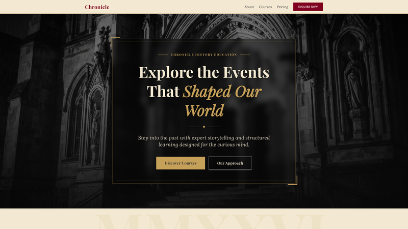 Chronicle History Education