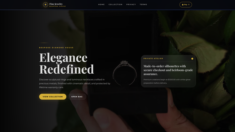 Fine Jewelry Ecommerce
