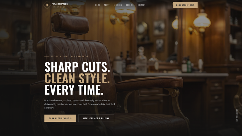 Premium Modern Barber Shop