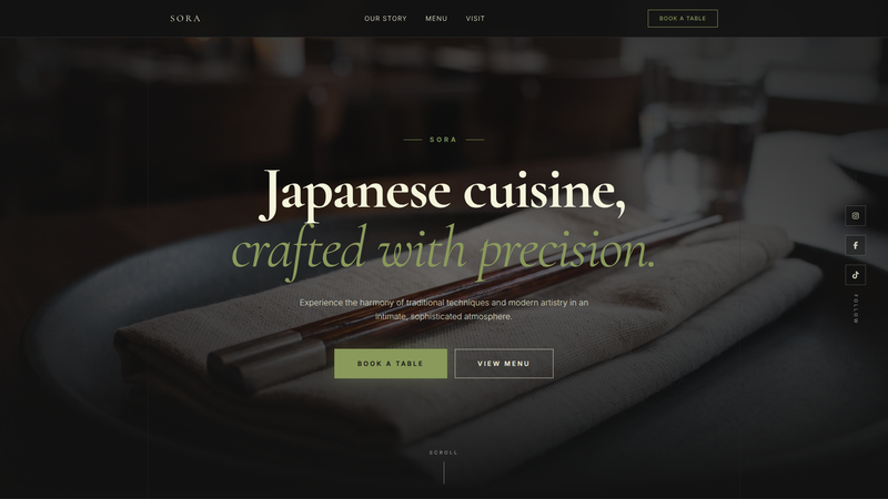 Modern Japanese Fine Dining