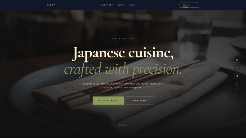 Modern Japanese Fine Dining