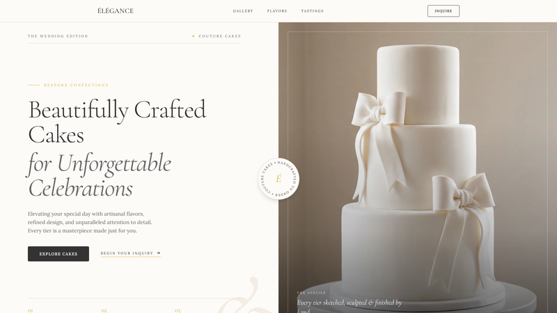 Boutique Wedding Cake Designer