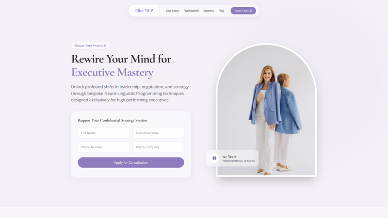 Elite NLP Coaching Portfolio