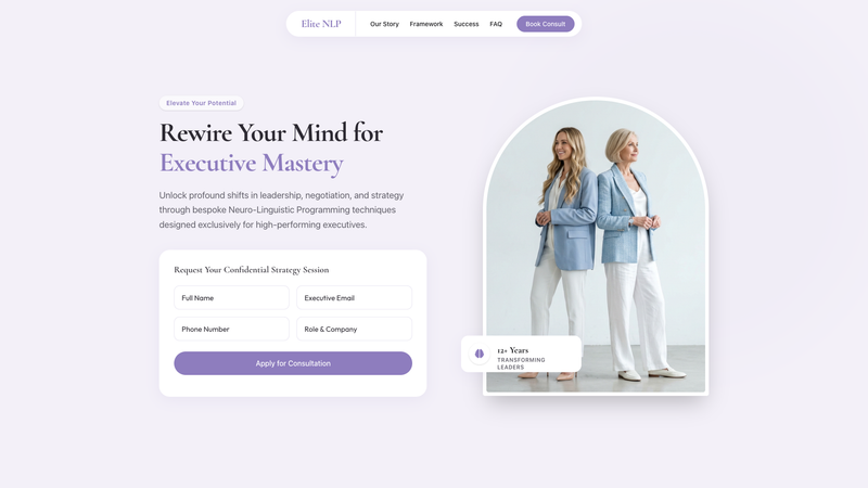 Elite NLP Coaching Portfolio