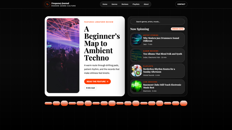 Frequency Journal &mdash; Modern Music Genres Blog