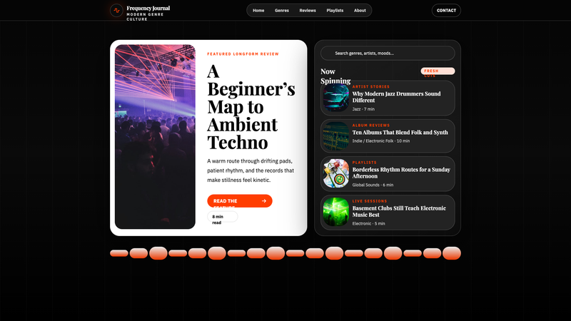 Frequency Journal &mdash; Modern Music Genres Blog