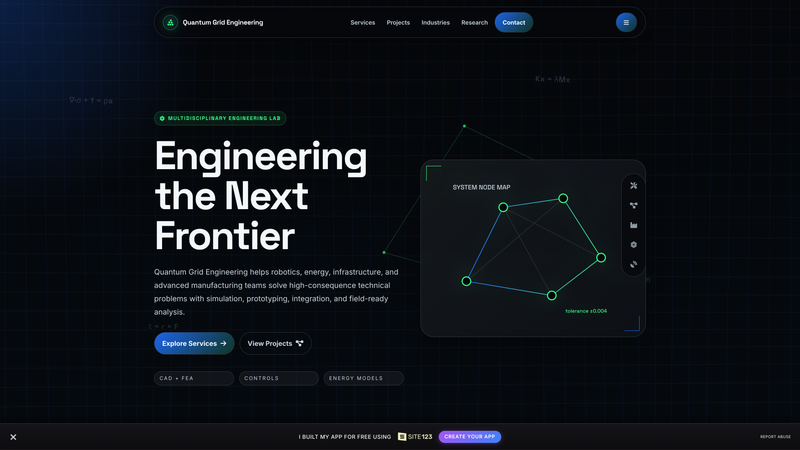 Quantum Grid Engineering One-Pager