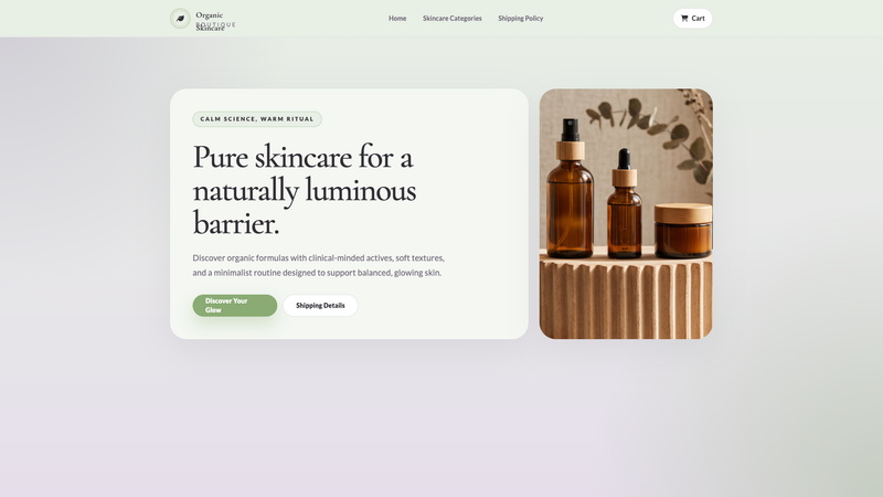 Organic Skincare Boutique