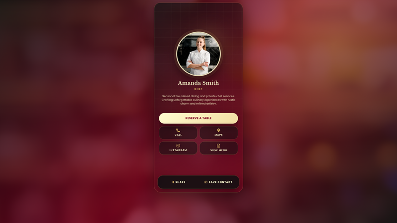 Chef & Restaurateur Connect App