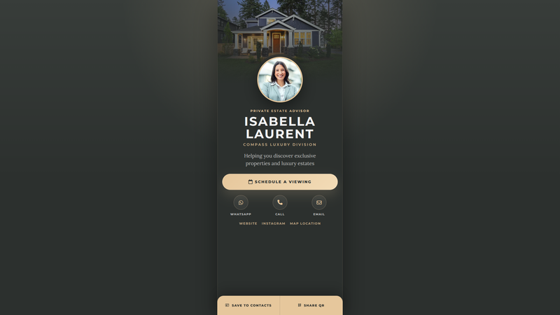 Luxury Real Estate Card