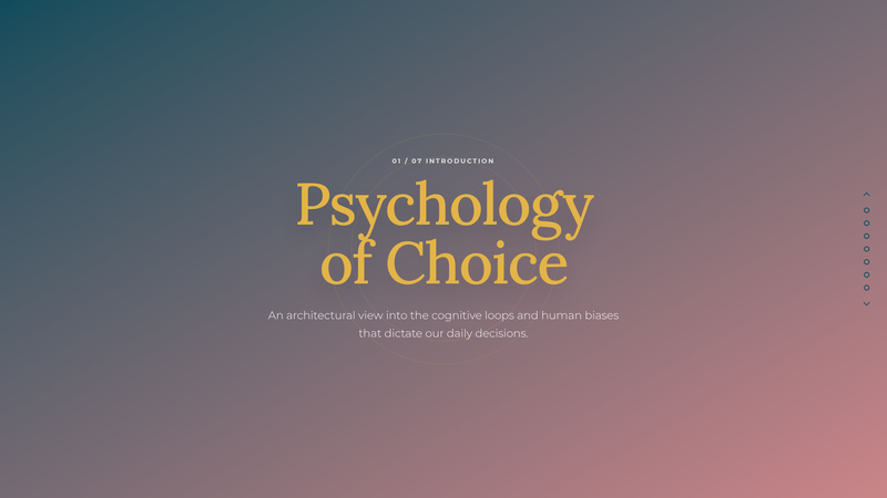 Psychology of Choice Slide Template