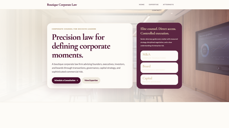 Boutique Corporate Law