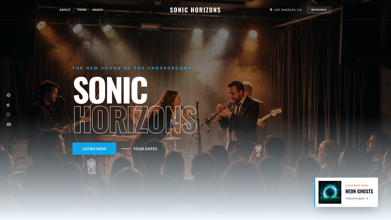 Cinematic Musician One-Pager