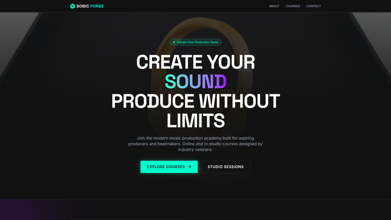 Sonic Forge Music Academy