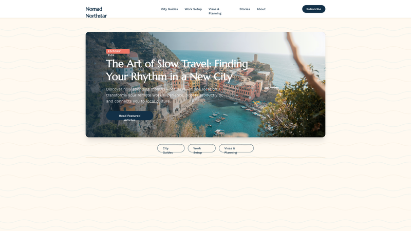 Nomad Northstar &mdash; Remote Work & Travel Blog