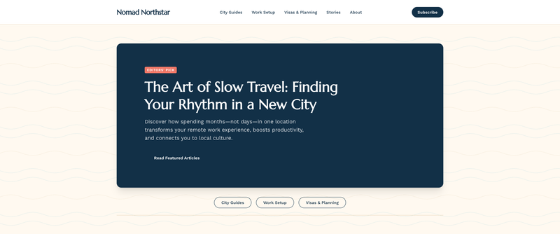 Nomad Northstar &mdash; Remote Work & Travel Blog