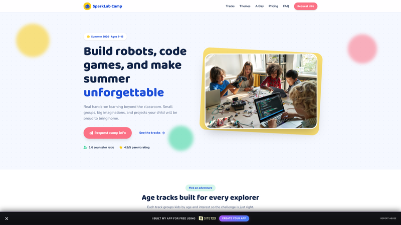 Children's STEM Camp One-Pager