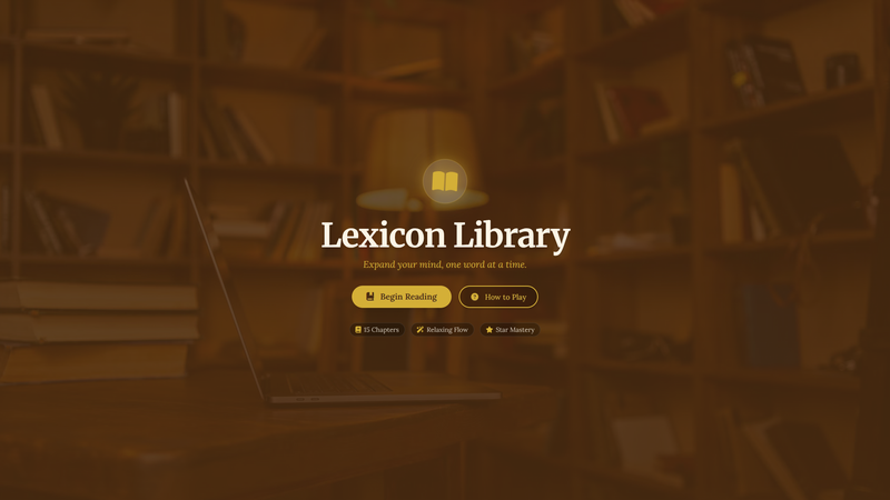 Lexicon Library: Word Connect Game