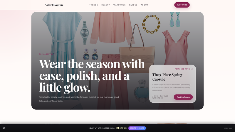 Velvet Routine &mdash; Fashion & Beauty Blog