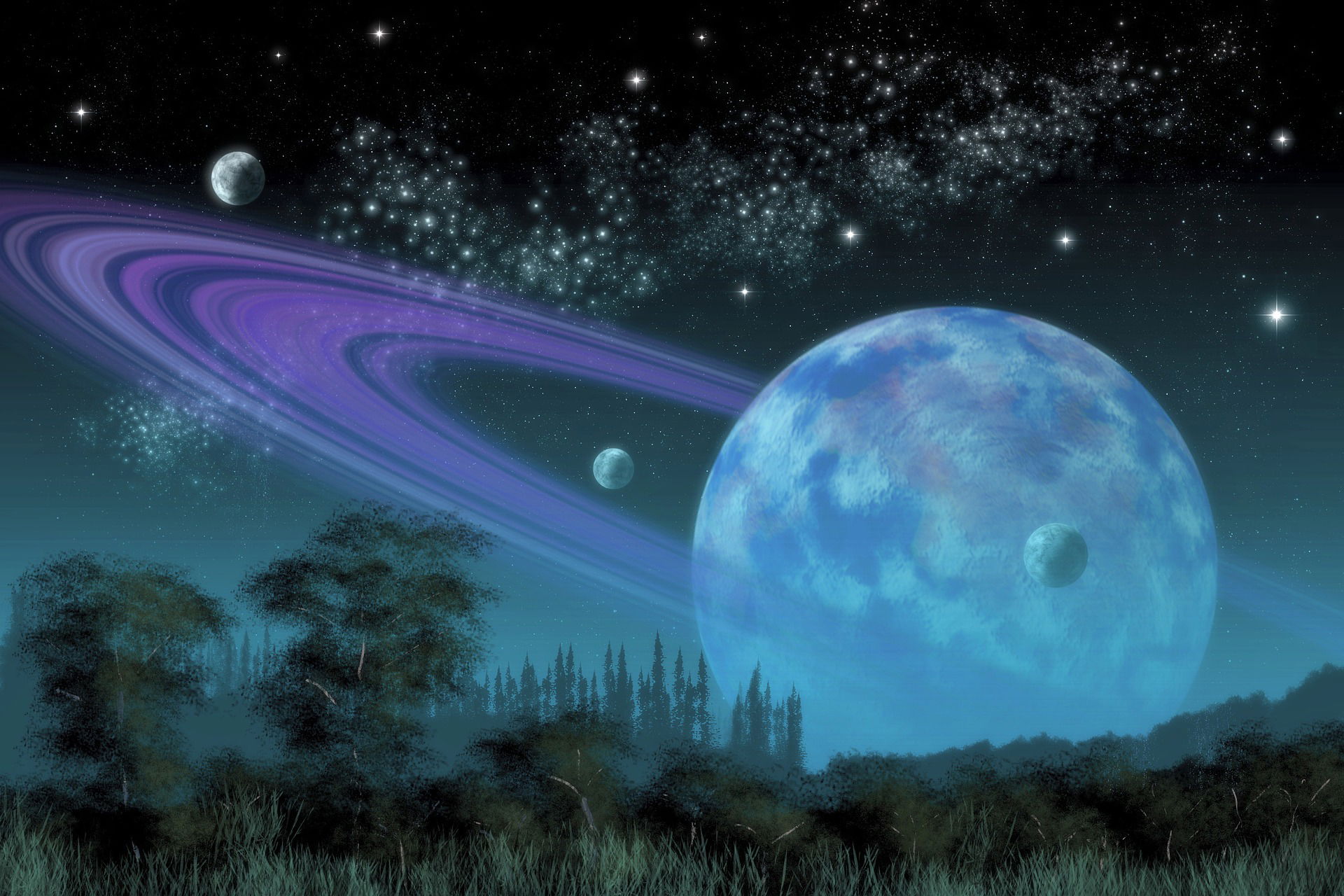 Bolygónumerológia szimbólum: a kozmikus rend leereszkedése a földi térbe, bolygók és természet harmóniája