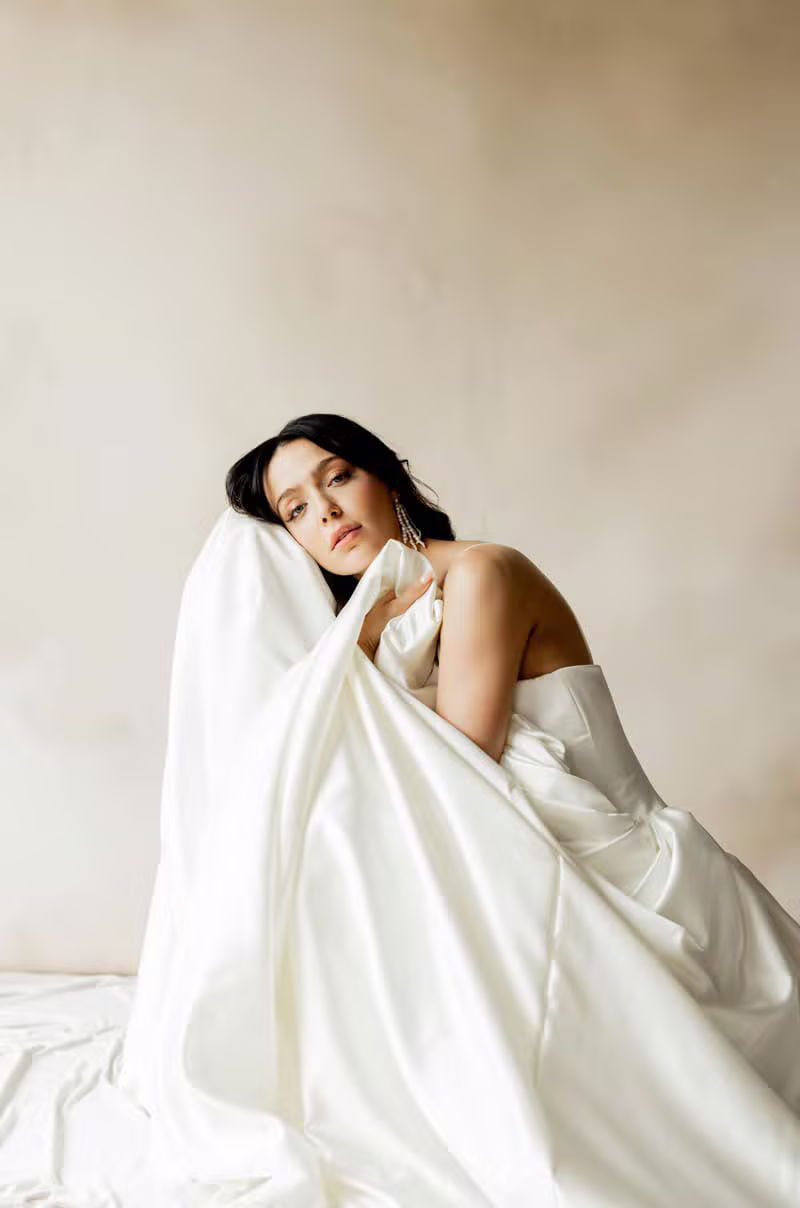 Amara Silk Bridal Robe