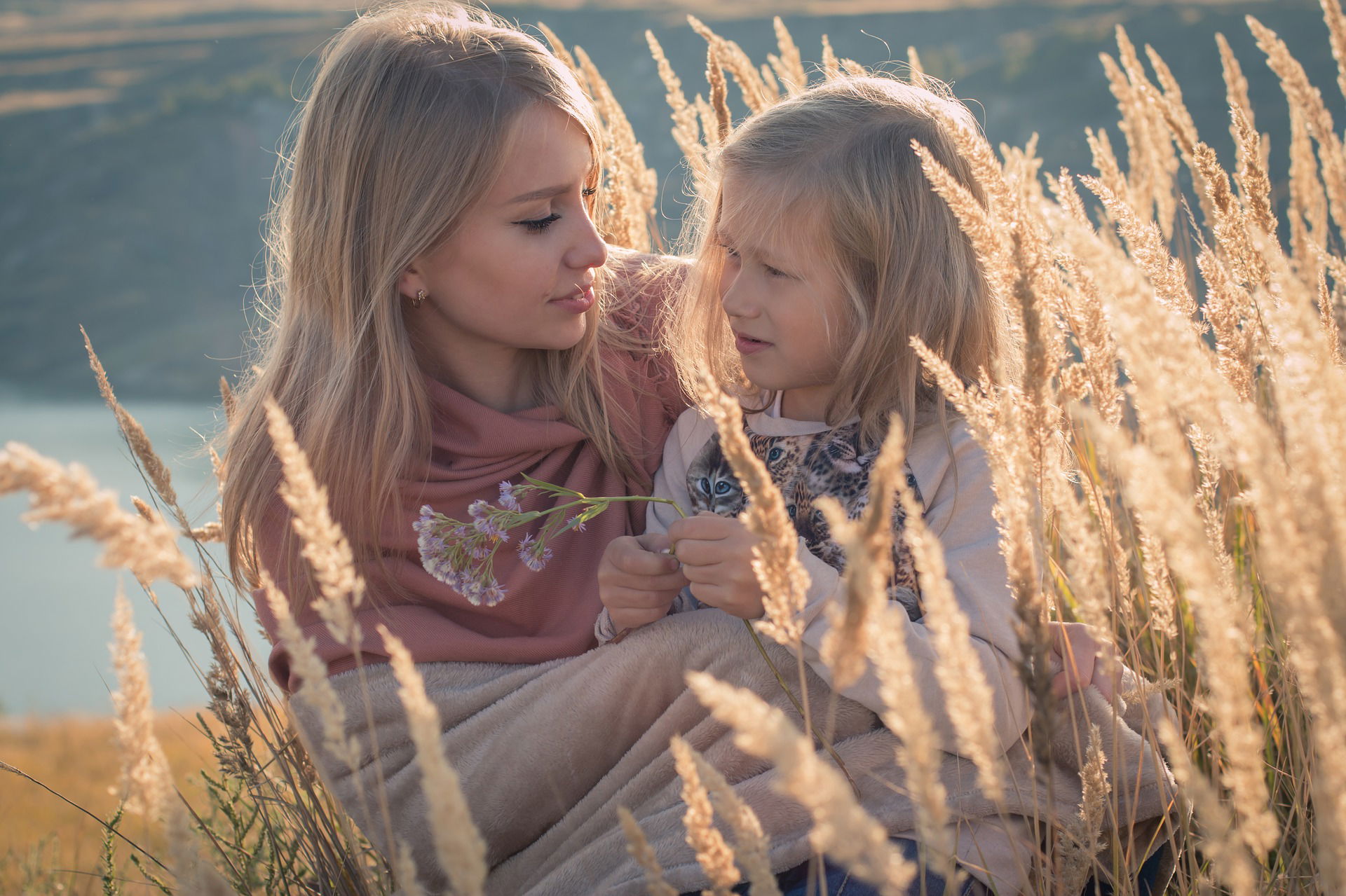 Women with her child