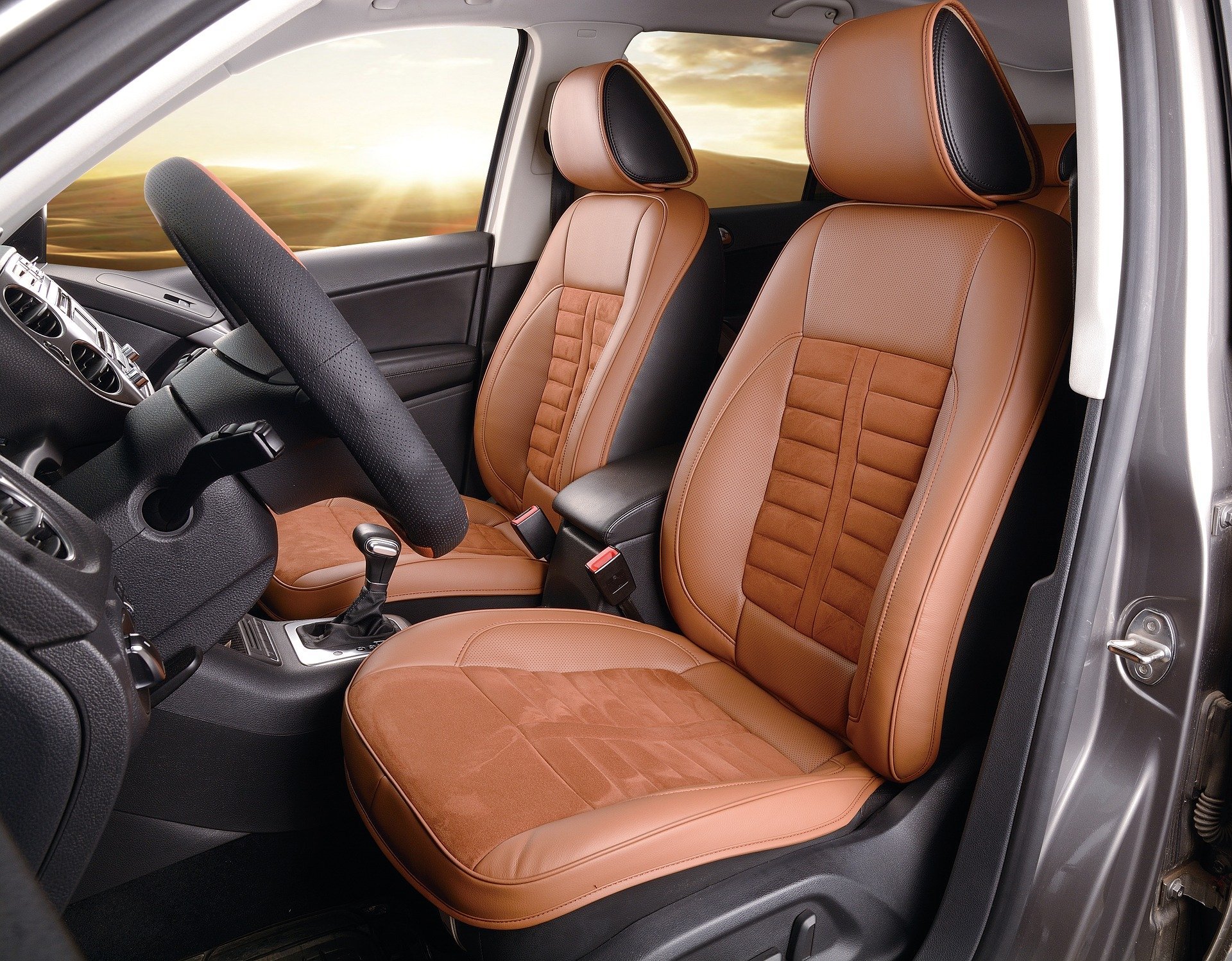 Best affordable car mods to buy online: custom seat covers.