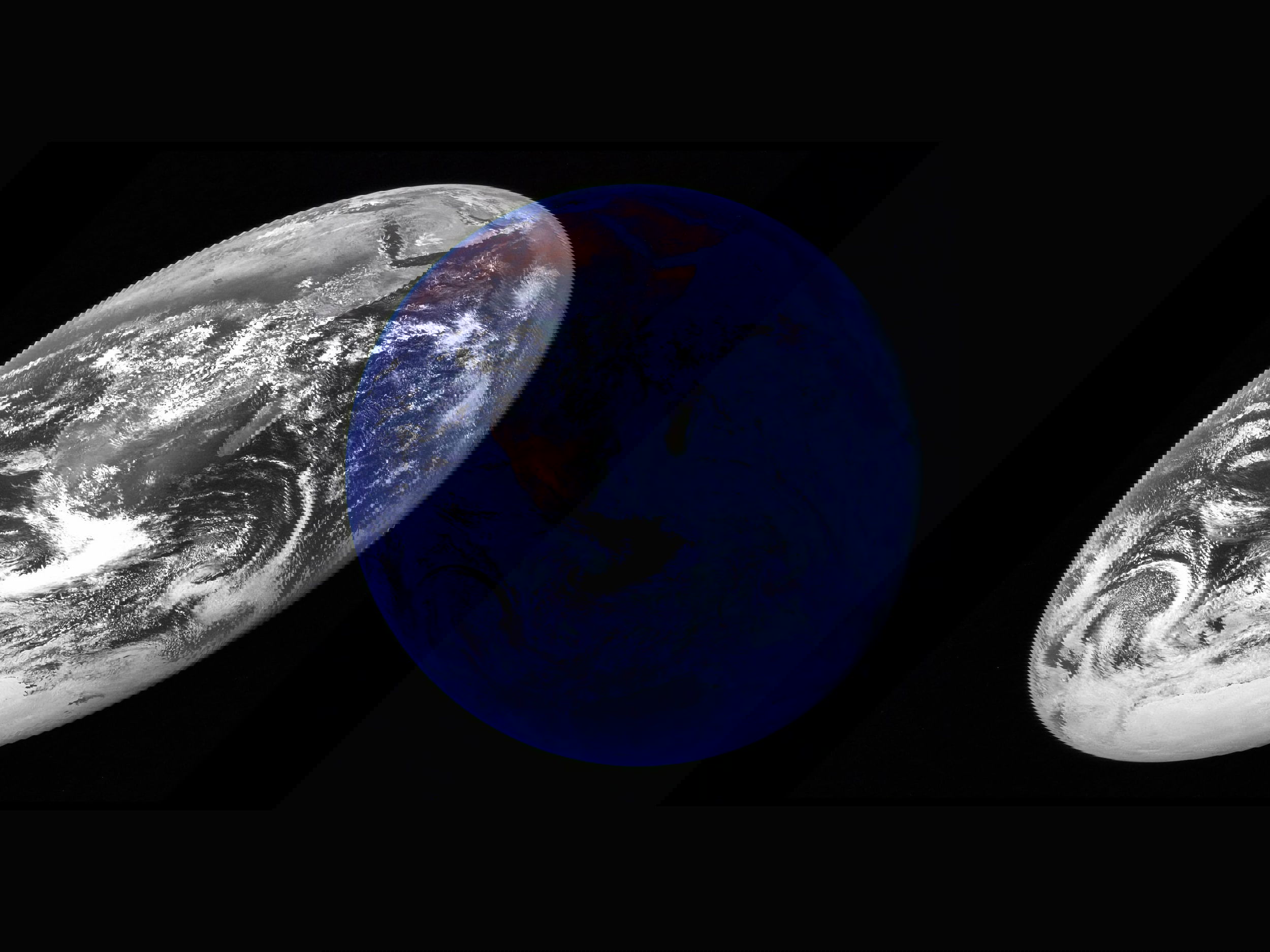 Planet earth shown from space 