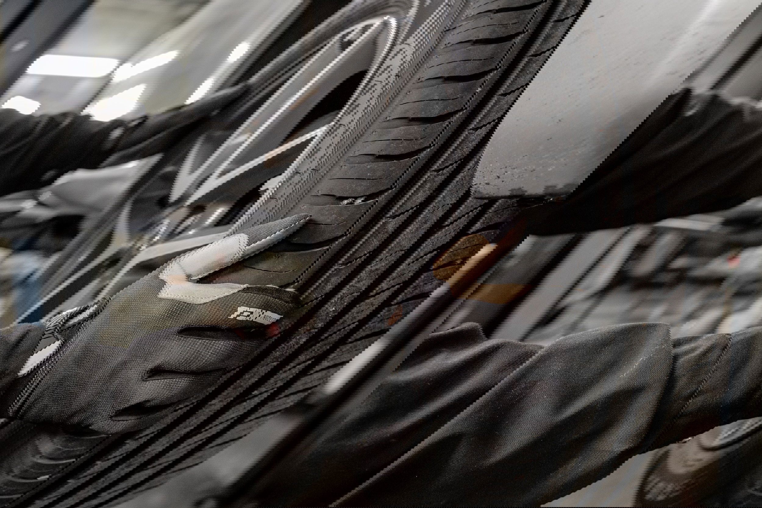 Mechanic tool set for car owners: safety gear.