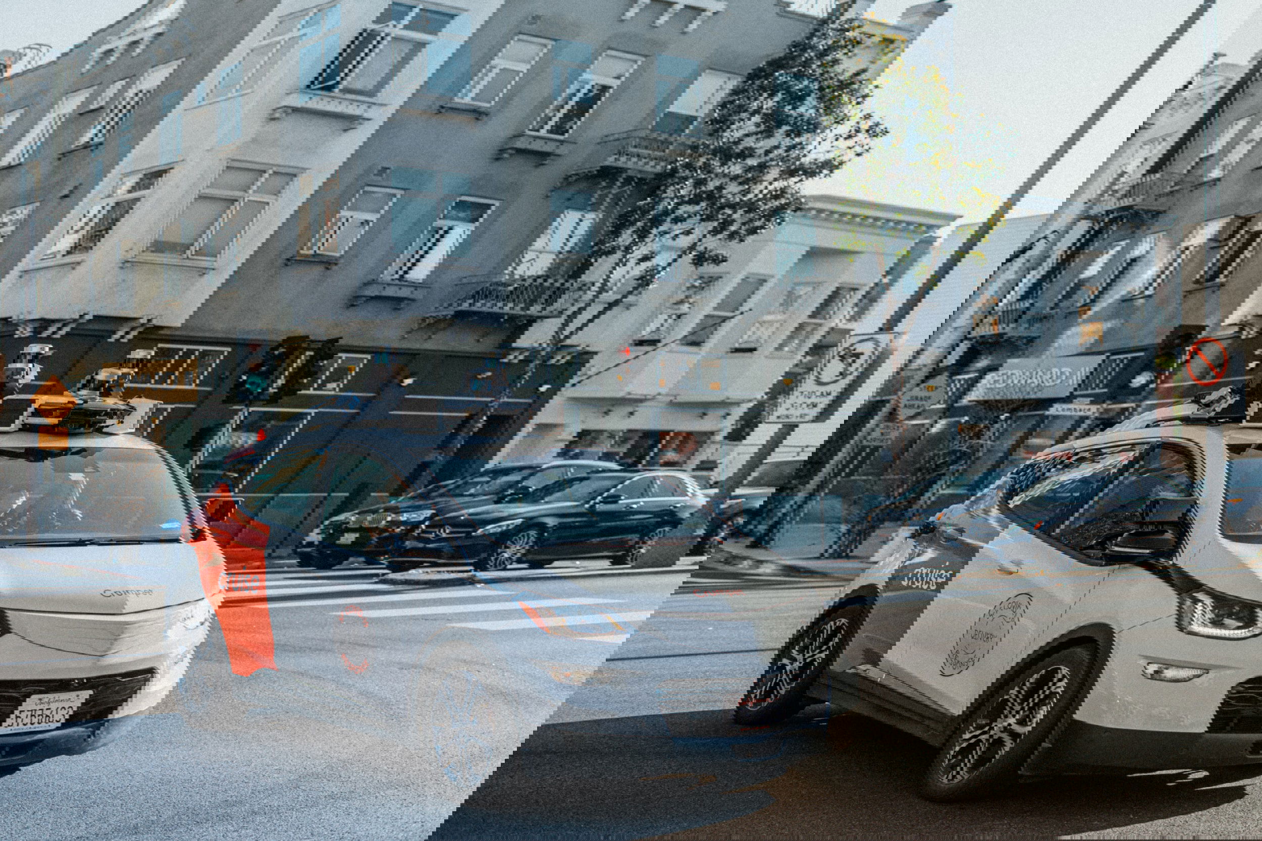 Autonomous vehicles can be confused in traffic.