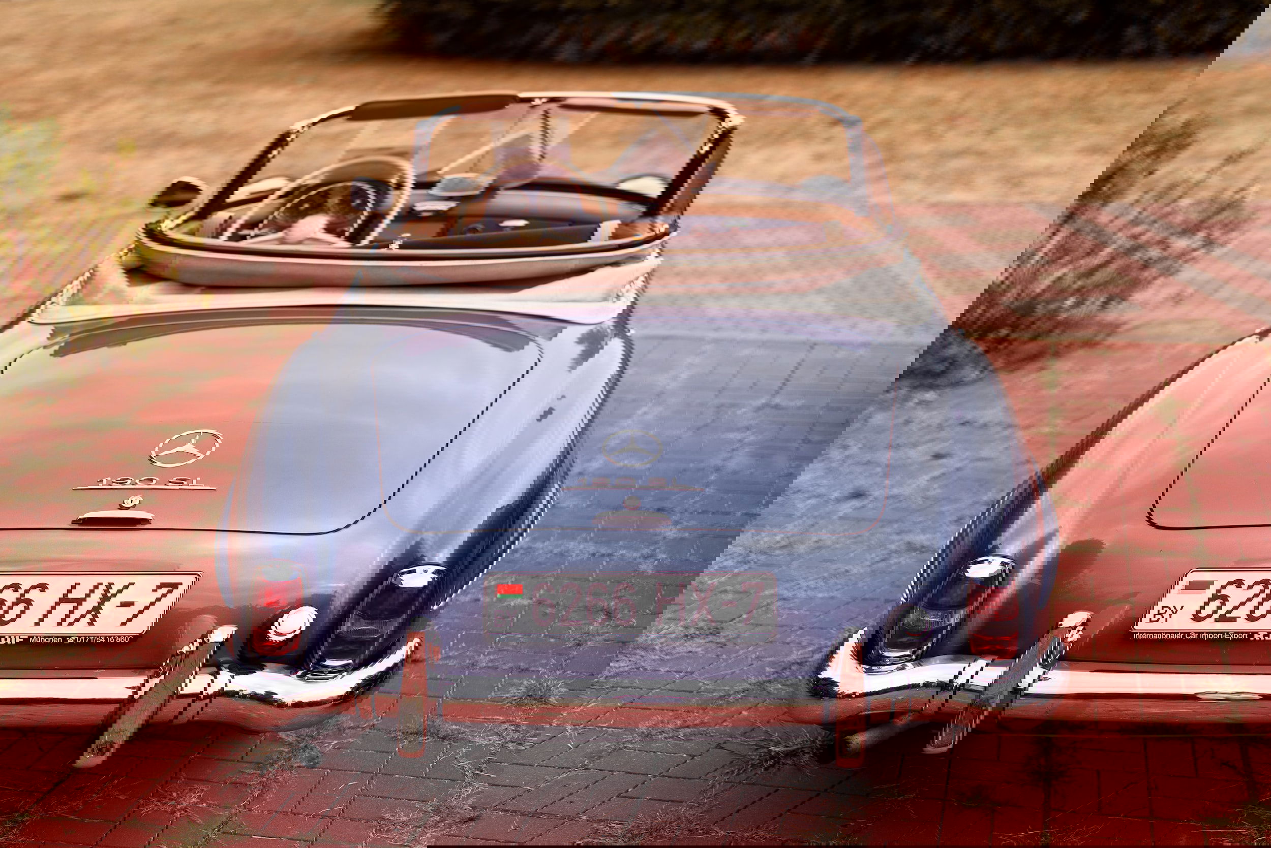 Antique Mercedes-Benz convertibles.