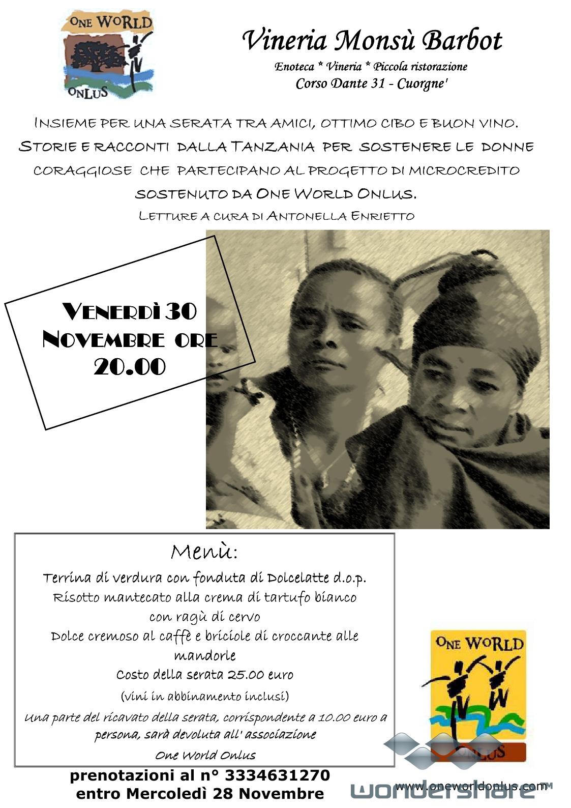 30 Novembre 2012 serata Monsù Barbot