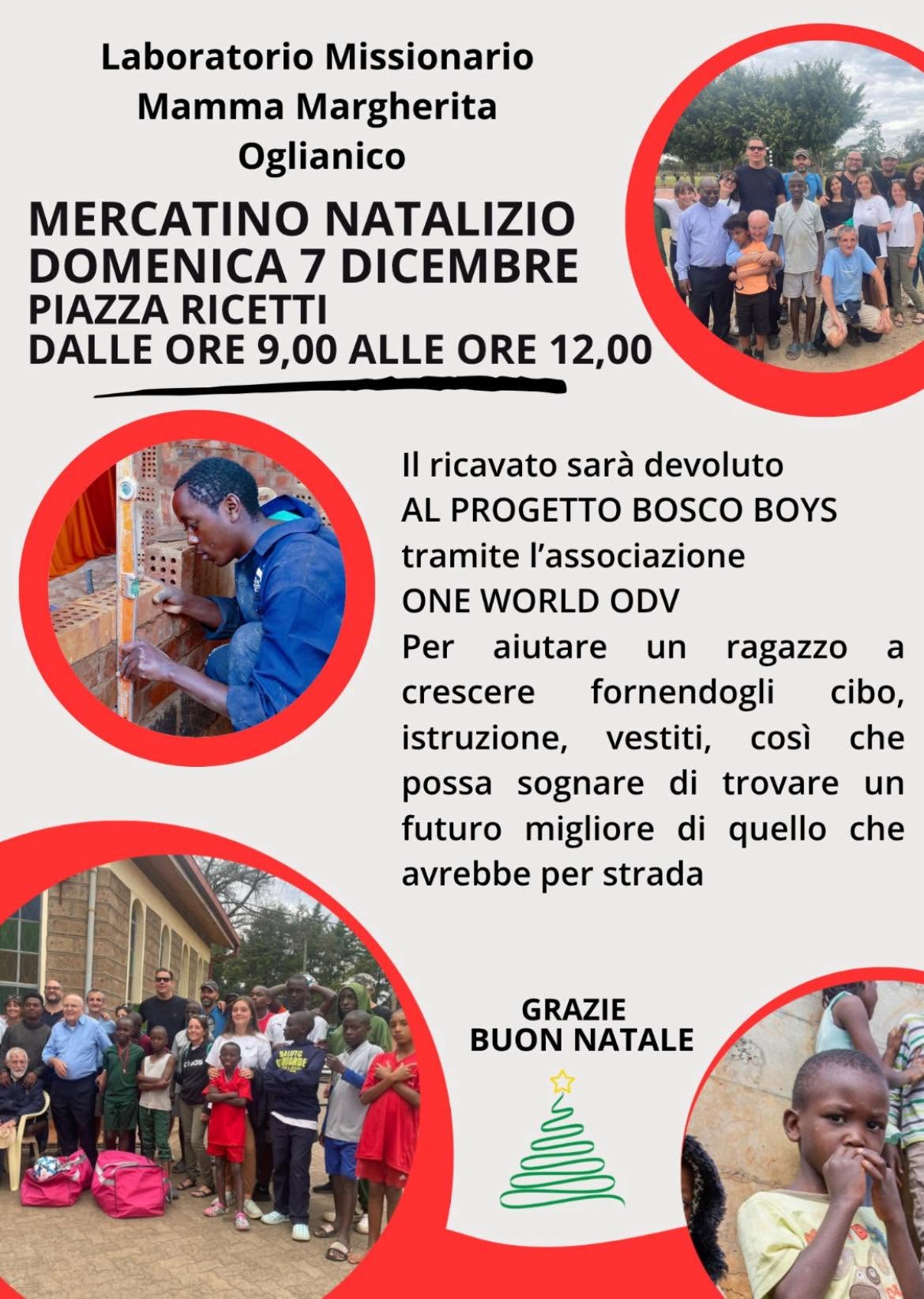 Un mercatino per il Kenya dicembre 2025