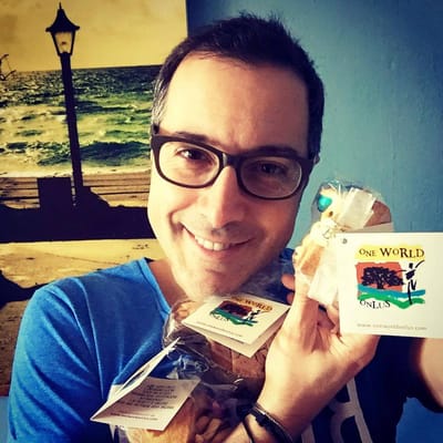 Marzo 2016 una colomba per OWO con Luca Bianchini