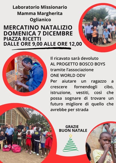 Un mercatino per il Kenya dicembre 2025