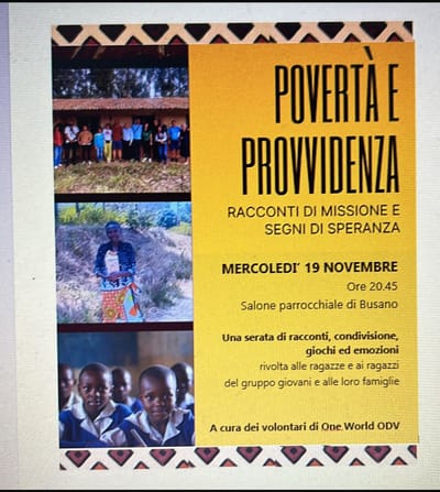 Una serata all'oratorio di Busano