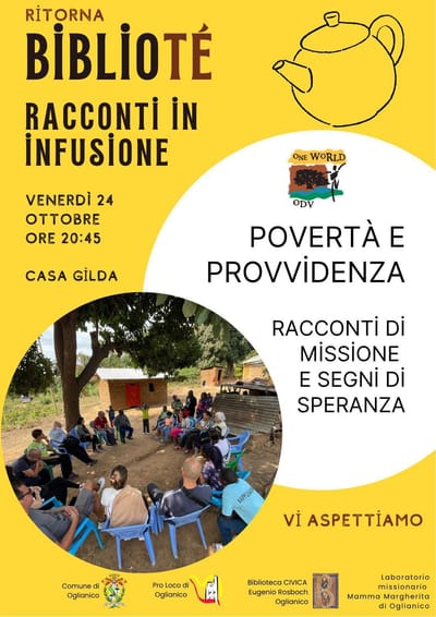Una serata a Oglianico organizzata da Bibliotè