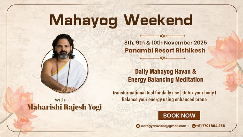 Mahayog Meditation Camp with Maharishi Rajesh Yogi