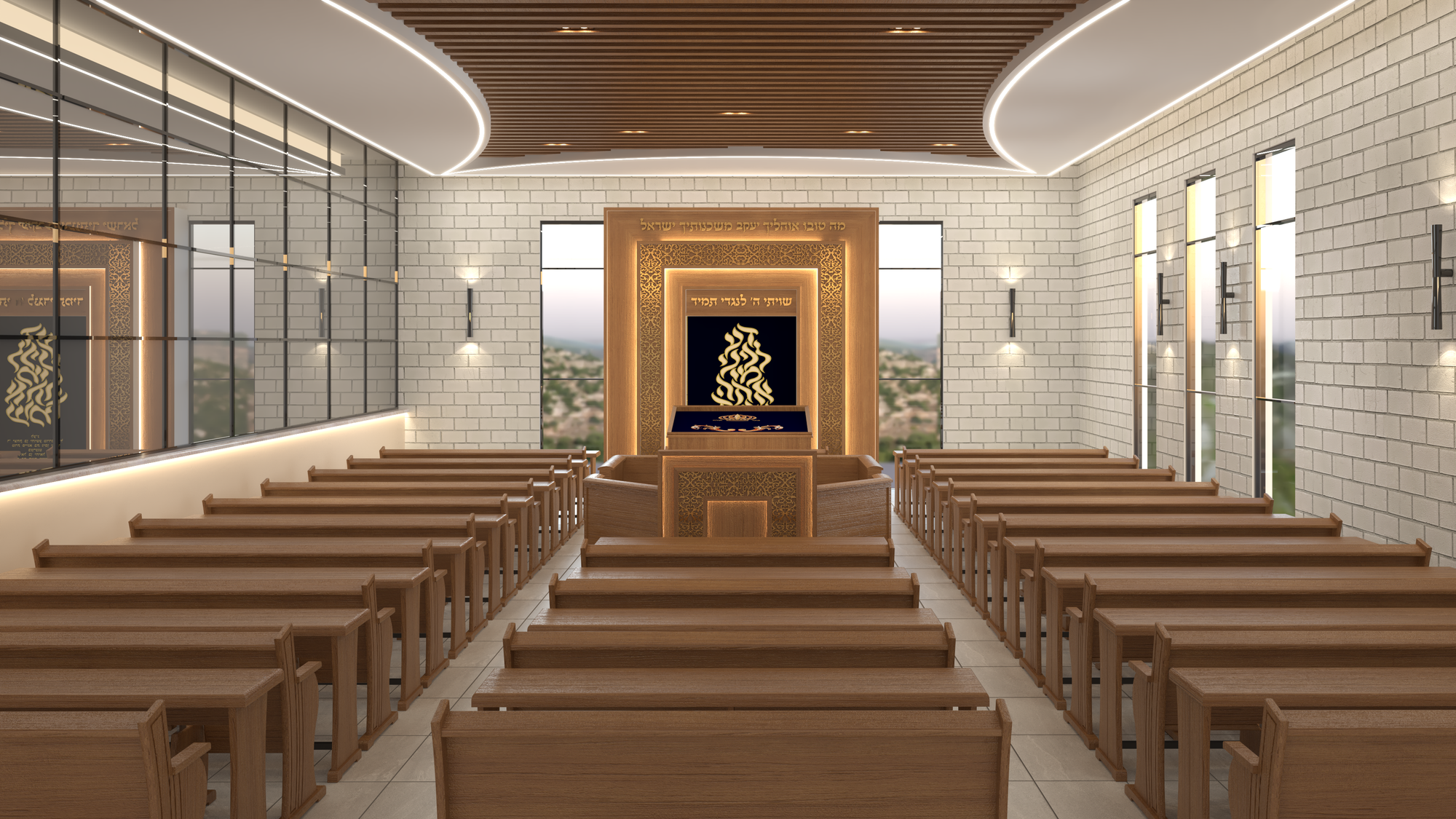 הדמיות אדריכליות מתקדמות למוסד תורה ומורשת מודרני בירושלים