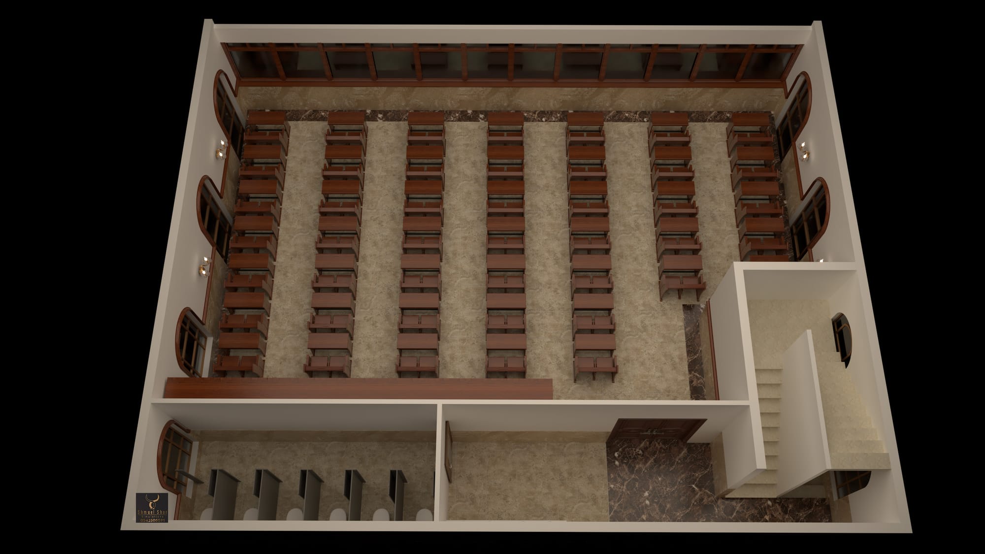 הדמיות מקיפות לבית כנסת ענק בבית שמש – חזון ותורמים