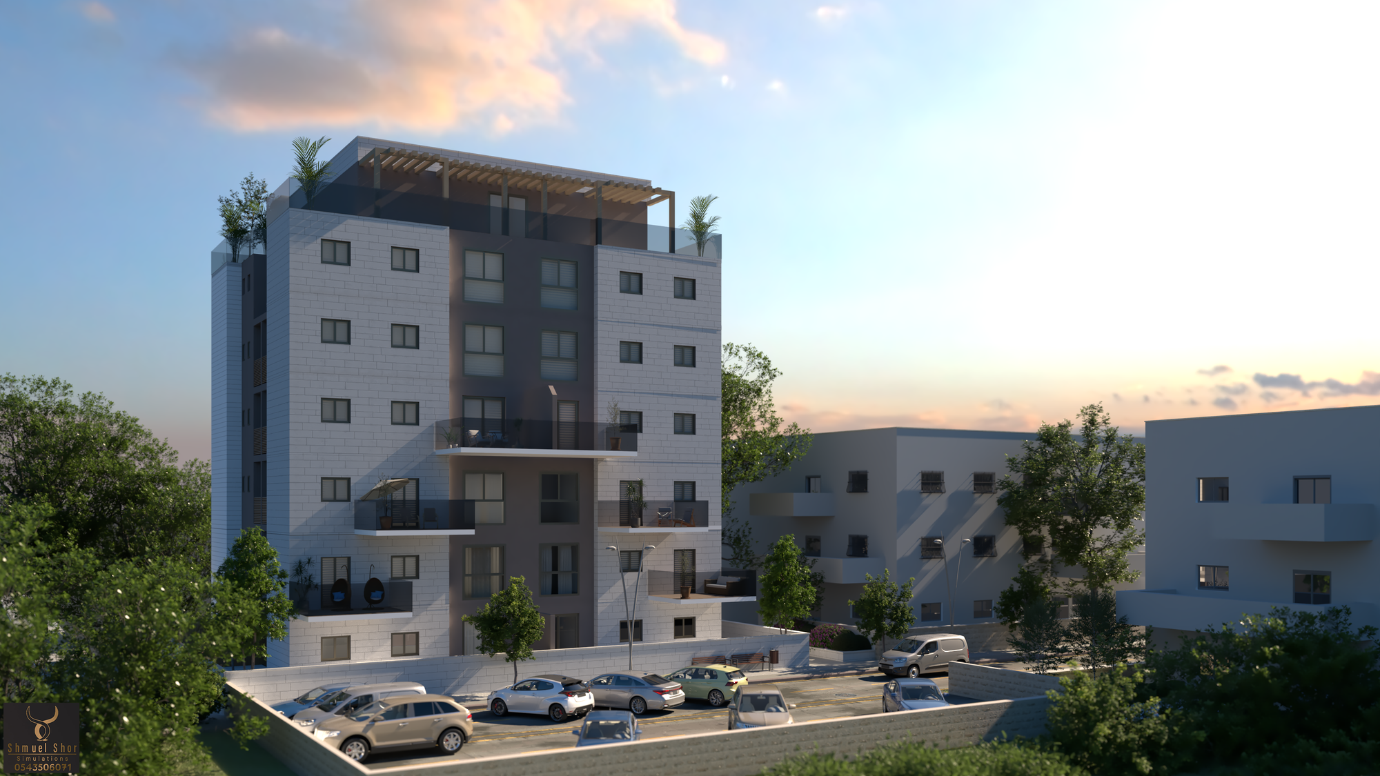 הדמיה לפרויקט תמ"א 38 חדש באשדוד – מגורים איכותיים בעיר